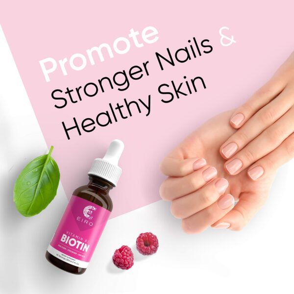 Gotero de biotina en formato líquido