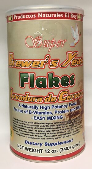 Paquete de copos de levadura de cerveza El Rey