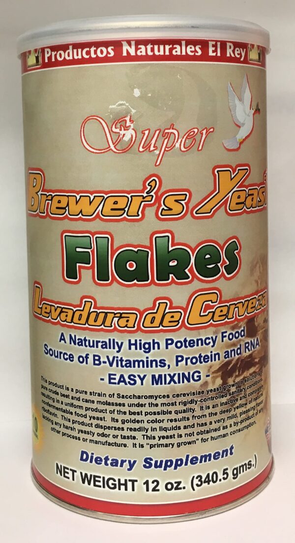 Paquete de copos de levadura de cerveza El Rey