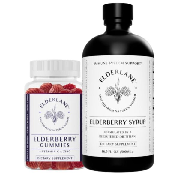 Elderlane jarabe de saúco apoyo inmunológico 500ml botella