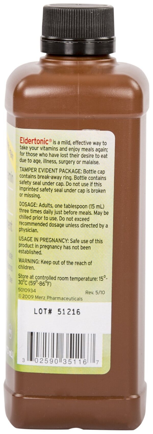 Version 1.0.0 Eldertonic vitaminas complejo B suplemento mineral 16oz