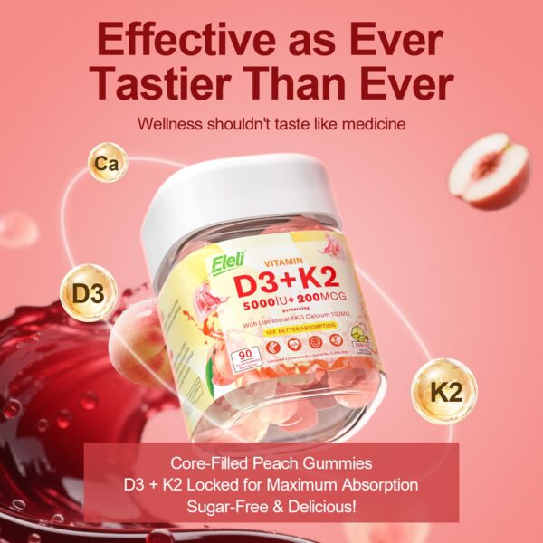 Gomitas durazno Eleli en primer plano