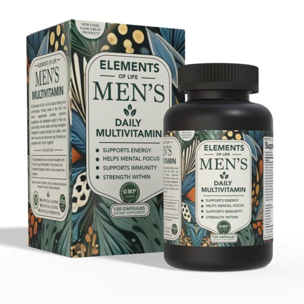 Version 1.0.0 Envase de multivitamínico para hombres