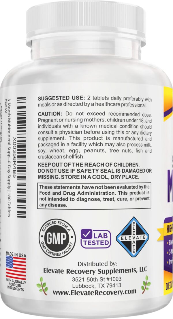 Version 1.0.0 Tabletas multimineral en blíster