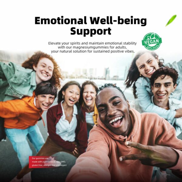 Gomitas magnesio frasco vista lateral