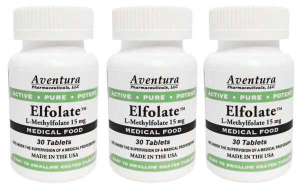 Frente de ELFOLATE 15 mg 3-pack