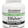 Frente del frasco ELFOLATE 15 mg L-Metilfolato