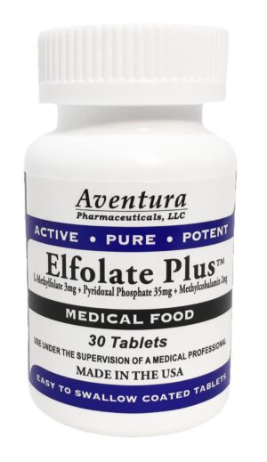 ELFOLATE Plus 3 mg frasco y etiqueta