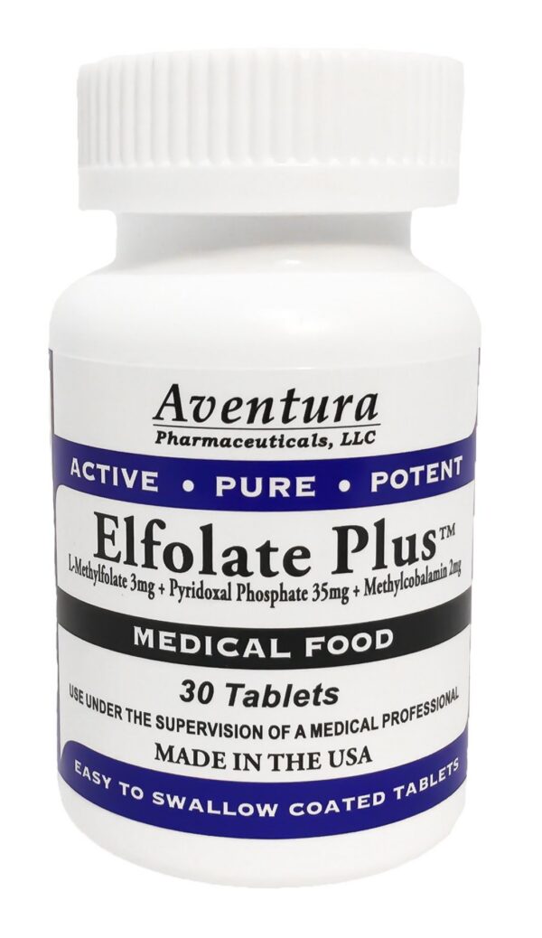 Version 1.0.0 ELFOLATE Plus 3 mg frasco y etiqueta