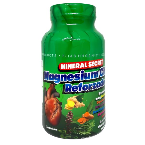 Etiqueta de Elias Organic Magnesium Citrate Refrozado