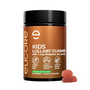 Frente de gomitas melatonina para niños