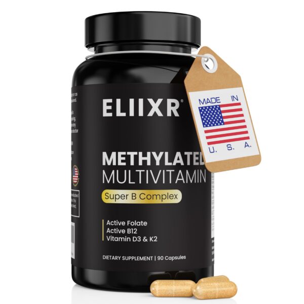 Frasco de Eliixr multivitamínico metilado