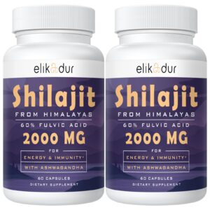 Version 1.0.0 Cápsulas de shilajit Elikadur - 2000 mg