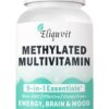 Frente del frasco Eliquvit Methylated Multivitamin 120 cápsulas