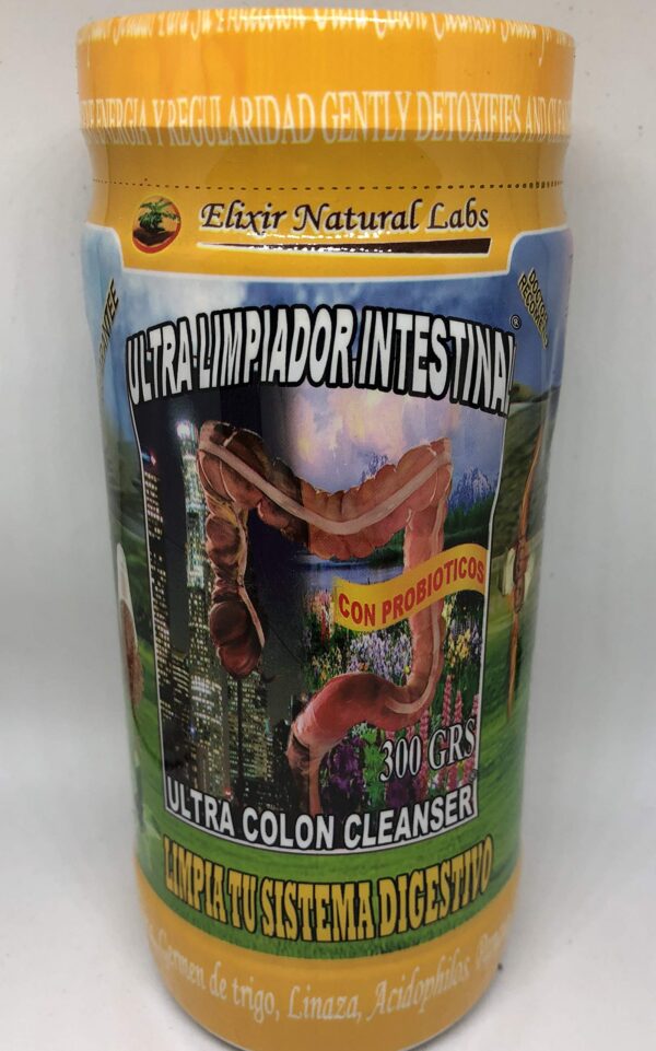 Elixir Natural Lbs Ultra Limpiador Intestinal frasco frontal