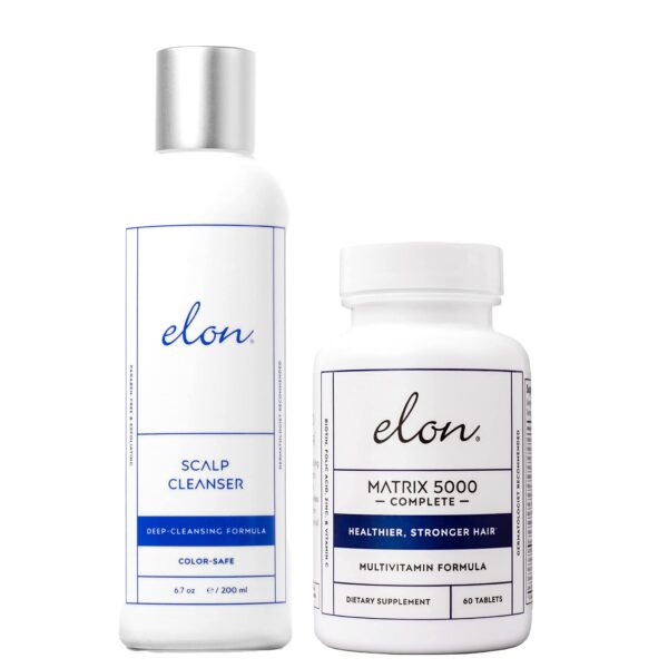 Version 1.0.0 Elon limpiador cuero cabelludo para cabello fino y vitaminas