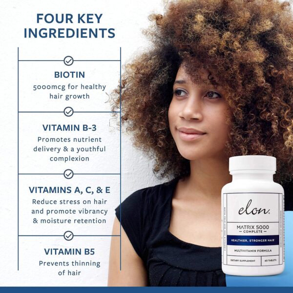 Elon vitamínico para cuero cabelludo salud capilar avanzada