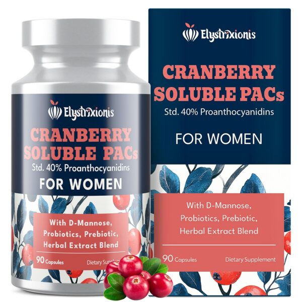 Elystrixionis pastillas arándano salud urinaria femenina botella