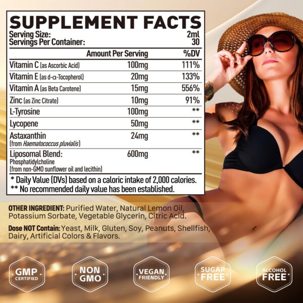 Etiqueta frontal del producto Elysx Gotas