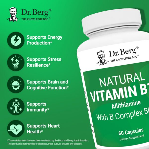 Embalaje Dr. Berg suplemento vitaminas B complejo