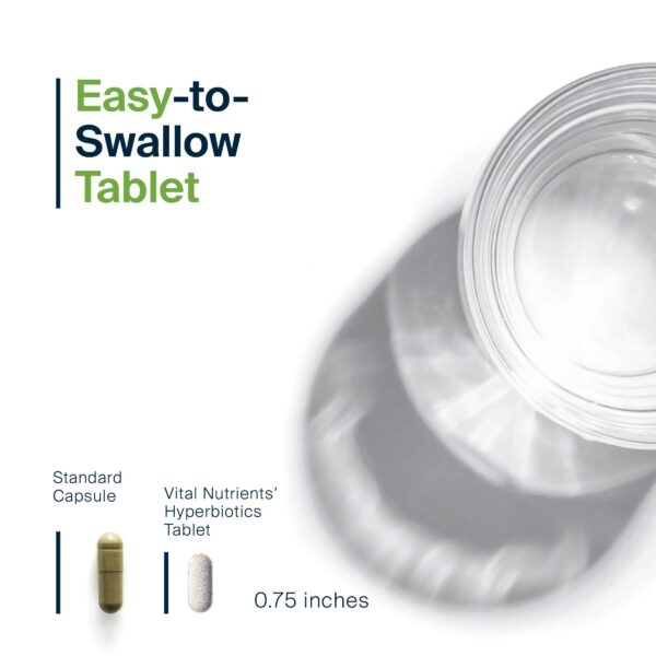 Embalaje producto probiótico Hyperbiotics Vital Nutrients 60 cápsulas veganas