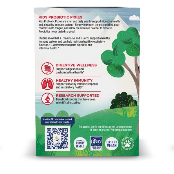 Embalaje probioticos Kids Pixies Nordic Naturals bayas