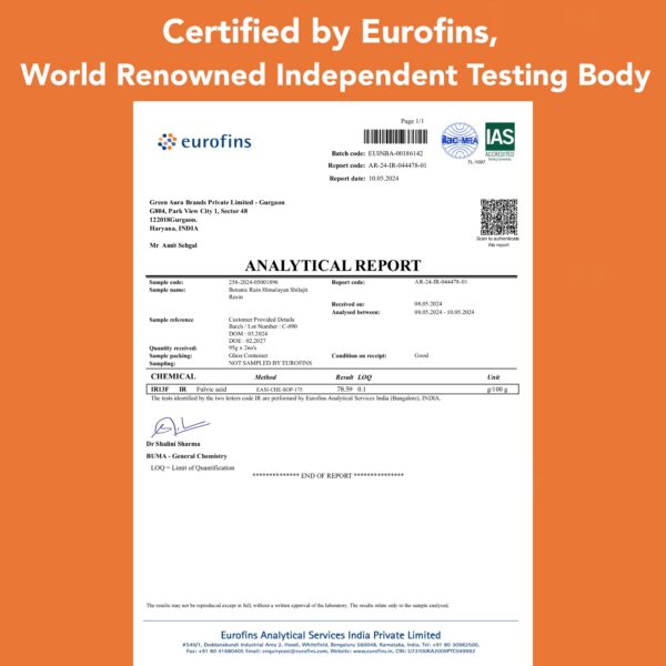 Embalaje exterior resina shilajit pura Botanic Rain Himalaya