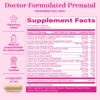 Embalaje vitamínico prenatal con mezcla de 14 nutrientes esenciales