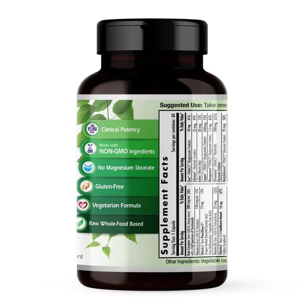 Emerald Labs multivitamínico prenatal caja lateral con información