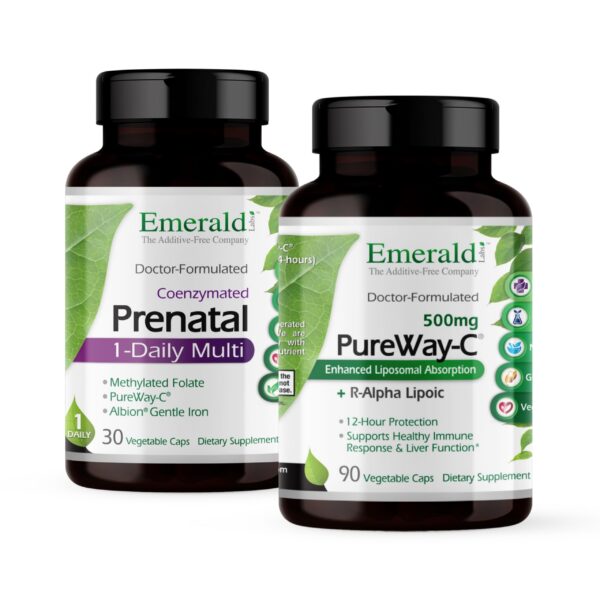 Emerald Labs Prenatal 1-Daily Multi bottle front