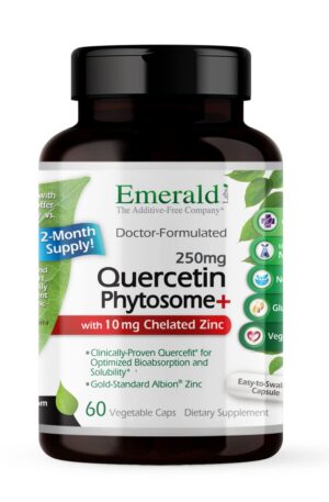 Emerald Labs Quercetin Phytosome Plus etiqueta frontal