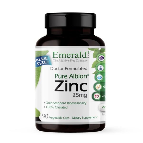 Frasco-d2 Emerald Labs D3+K2 y Zinc