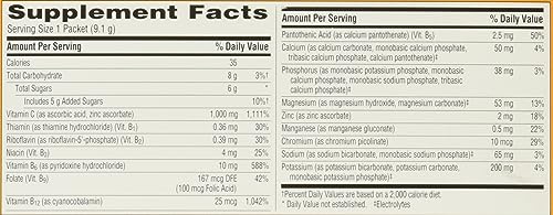 Version 1.0.0 Contenido de mezclador Emergen-C