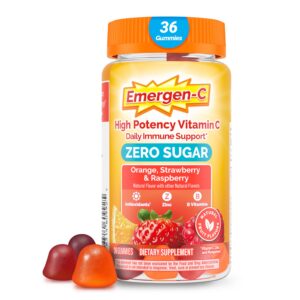 Emergen-C gomitas para adultos sin azúcar 36 unidades