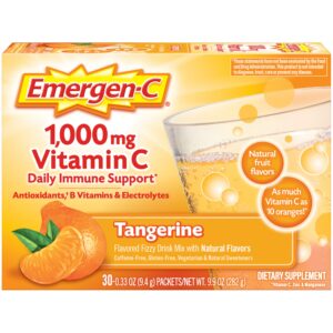 Emergen-C polvo vitamina C 1000mg sabor mandarina 30 sobres
