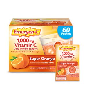 Emergen-C polvo vitamina c 1000mg sabor naranja
