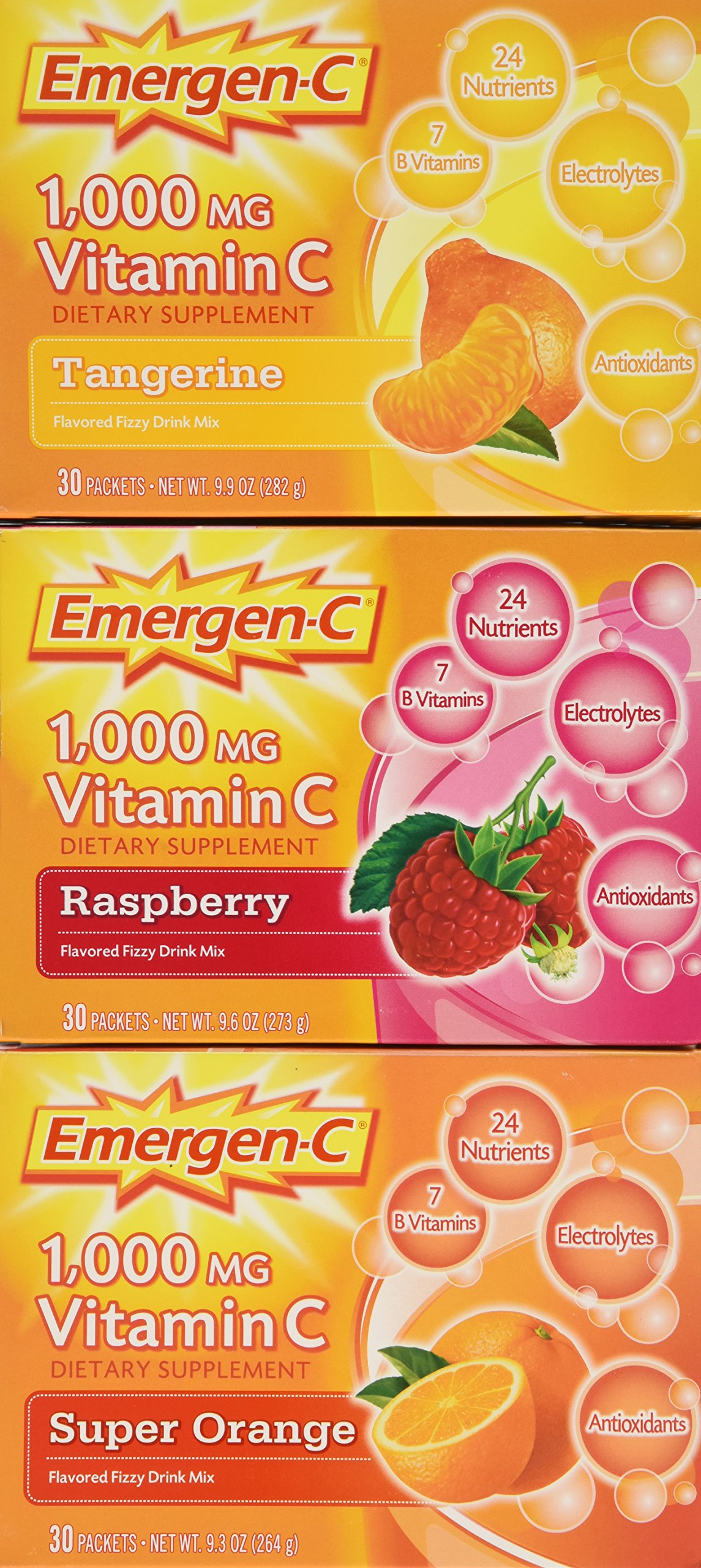 Emergen-C Vitamin C, 1000 mg