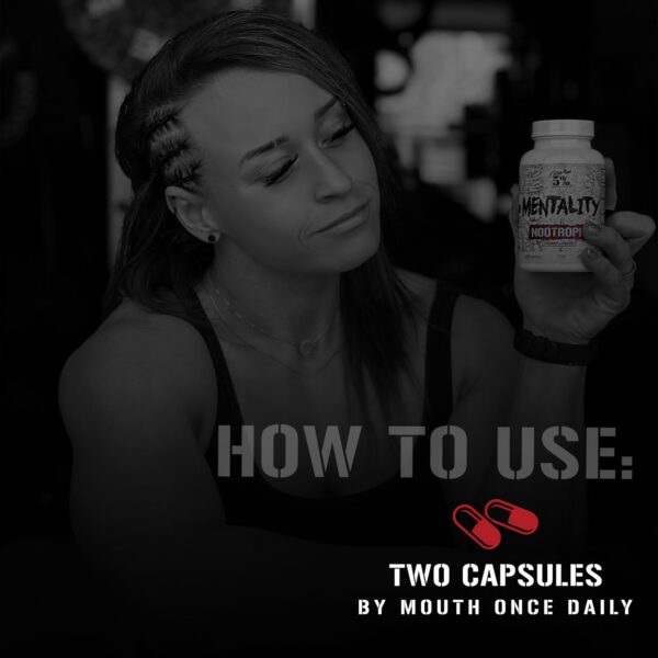 Empaque 5% Nutrition Mentality cápsulas cognitivas