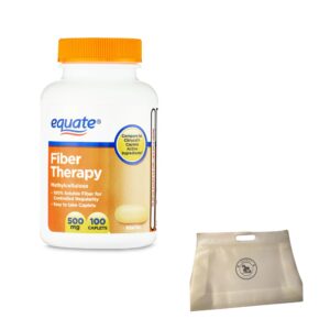 Empaque AMCIENT Equate Fiber Therapy metilcelulosa 500 mg 100 caplets