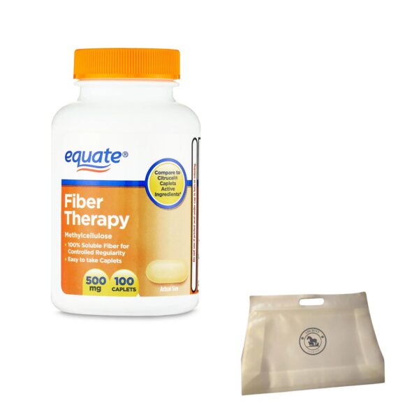 Version 1.0.0 Empaque AMCIENT Equate Fiber Therapy metilcelulosa 500 mg 100 caplets
