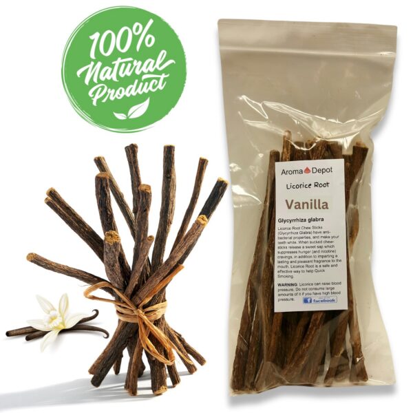 Empaque aroma depot palitos regaliz vainilla 16 oz