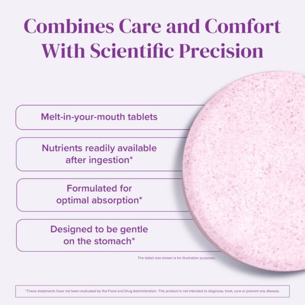 Empaque Barimelts vitaminas bariátricas mujer 60 tabletas sabor fruta natural