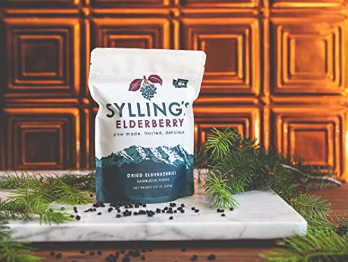 Empaque bolsa bayas orgánicas de saúco Sylling's Elderberry