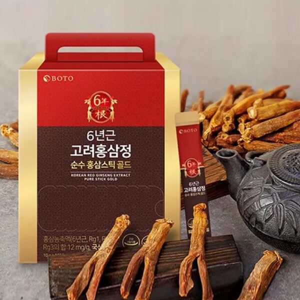 Version 1.0.0 Empaque compacto ginseng líquido BOTO para energía y sistema inmune