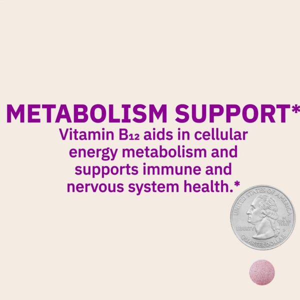 Empaque exterior de vitamina B12 120 tabletas