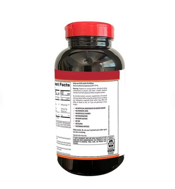 Empaque frontal de cápsulas de cúrcuma MUNCHIE MIX Strength