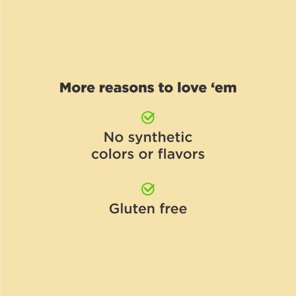 Empaque frontal gomitas OLLY para niños soporte digestivo