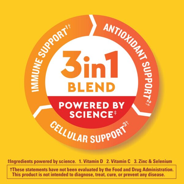 Version 1.0.0 Empaque frontal de Nature Made Wellblends ImmuneMAX gomitas vitamina c y d3