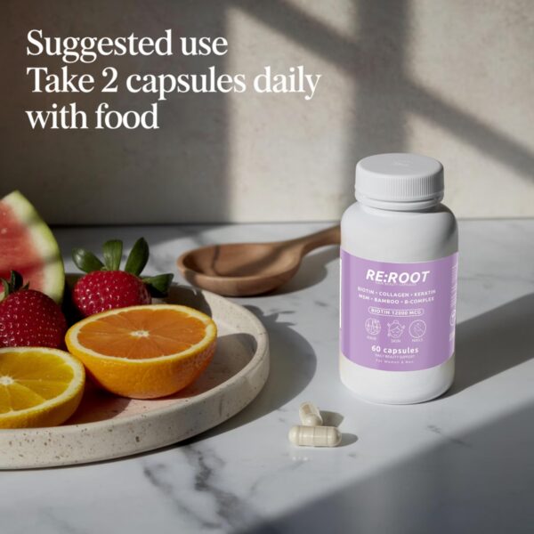 Version 1.0.0 Interior del empaque cápsulas RE:ROOT