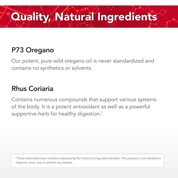 Empaque lateral Wild Oregano-Plus Physician's Strength